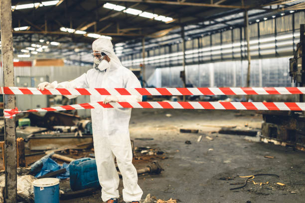 Professional Biohazard technician working in Clearwater, MN